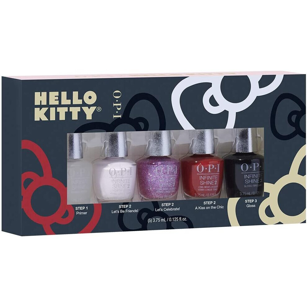 OPI Hello Kitty Limited Edition Infinite Shine Nail Polish 5 x 3.75ml