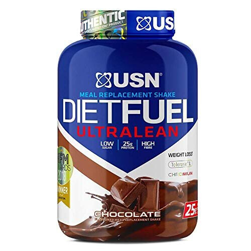 USN Diet Fuel Meal Replacement Protein Shake Chocolate, 2Kg