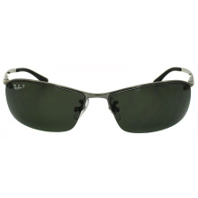 Rayban Sunglasses Top Bar 3183 Gunmetal Polarized Green 004/9A