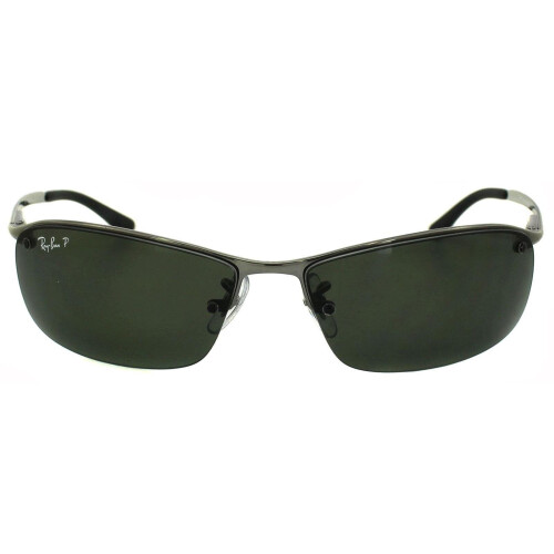 Rayban Sunglasses Top Bar 3183 Gunmetal Polarized Green 004/9A