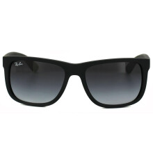 Ray-Ban Sunglasses Justin 4165 601/8G Rubber Black Grey Gradient Small 51mm