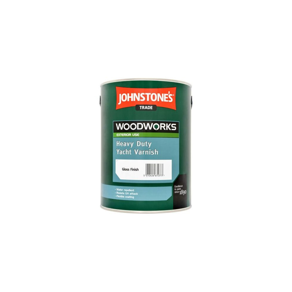 5 LTR JOHNSTONE'S WOODWORKS YACHT VARNISH CLEAR
