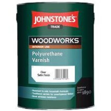 Johnstones Polyurethane Varnish Gloss Clear 5L