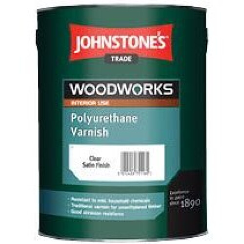 Johnstone's Johnstones Polyurethane Varnish Gloss Clear 5L