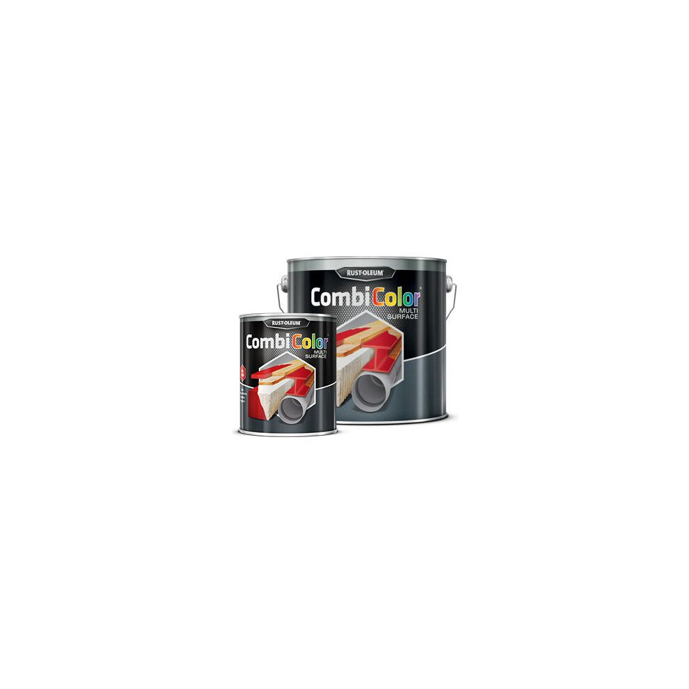 Rust-oleum 7378MS.2.5 Combicolor Multi-Surface, One Paint, Many Surfaces, Matt black