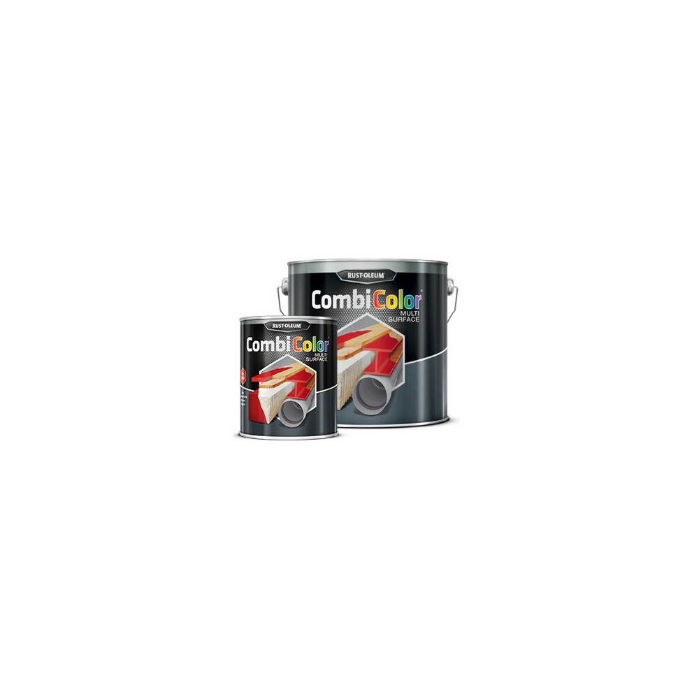 Rust-Oleum 7496Ms.0.75 Combicolor Multi-Surface, One Paint, Many Surfaces, Satin Traffic -Ral 9016 White