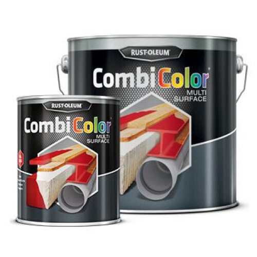 Rust-Oleum Rust-oleum 7378MS.0.75 Combicolor Multi-Surface, One Paint, Many Surfaces, Matt black