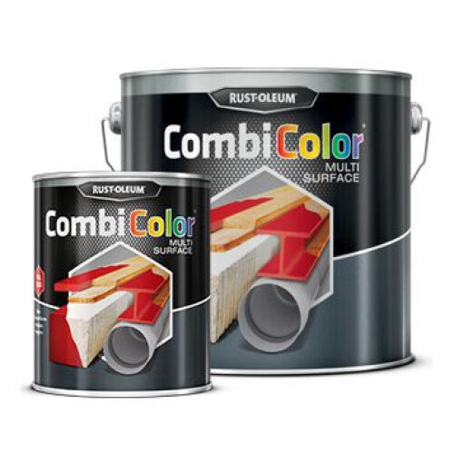 Rust-Oleum Rust-oleum 7394MS.2.5 Combicolor Multi-Surface, One Paint, Many Surfaces, Satin white-RAL 9010