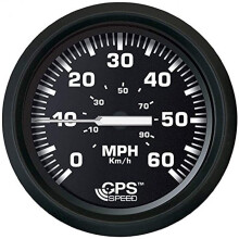 FARIA BEEDE 32816 Euro Speedometer GPS (60 MPH) Studded - 4, Black