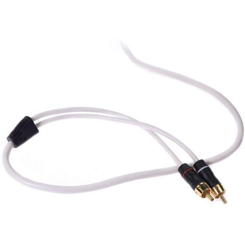 Fusion Shielded RCA Cable, 12ft, 2 Way