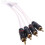 Fusion Shielded RCA Cable, 25ft, 4 Way 2