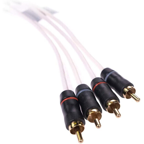 Fusion Shielded RCA Cable, 25ft, 4 Way