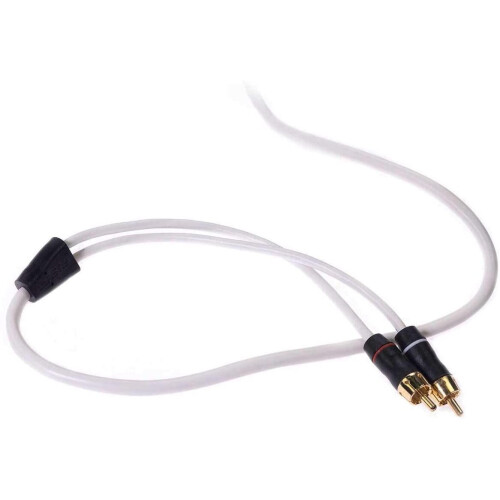 Fusion Shielded RCA Cable, 25ft, 2 Way