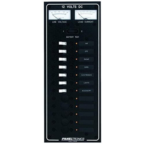 Paneltronics Standard DC 12 Position Breaker Panel w/LEDs 2