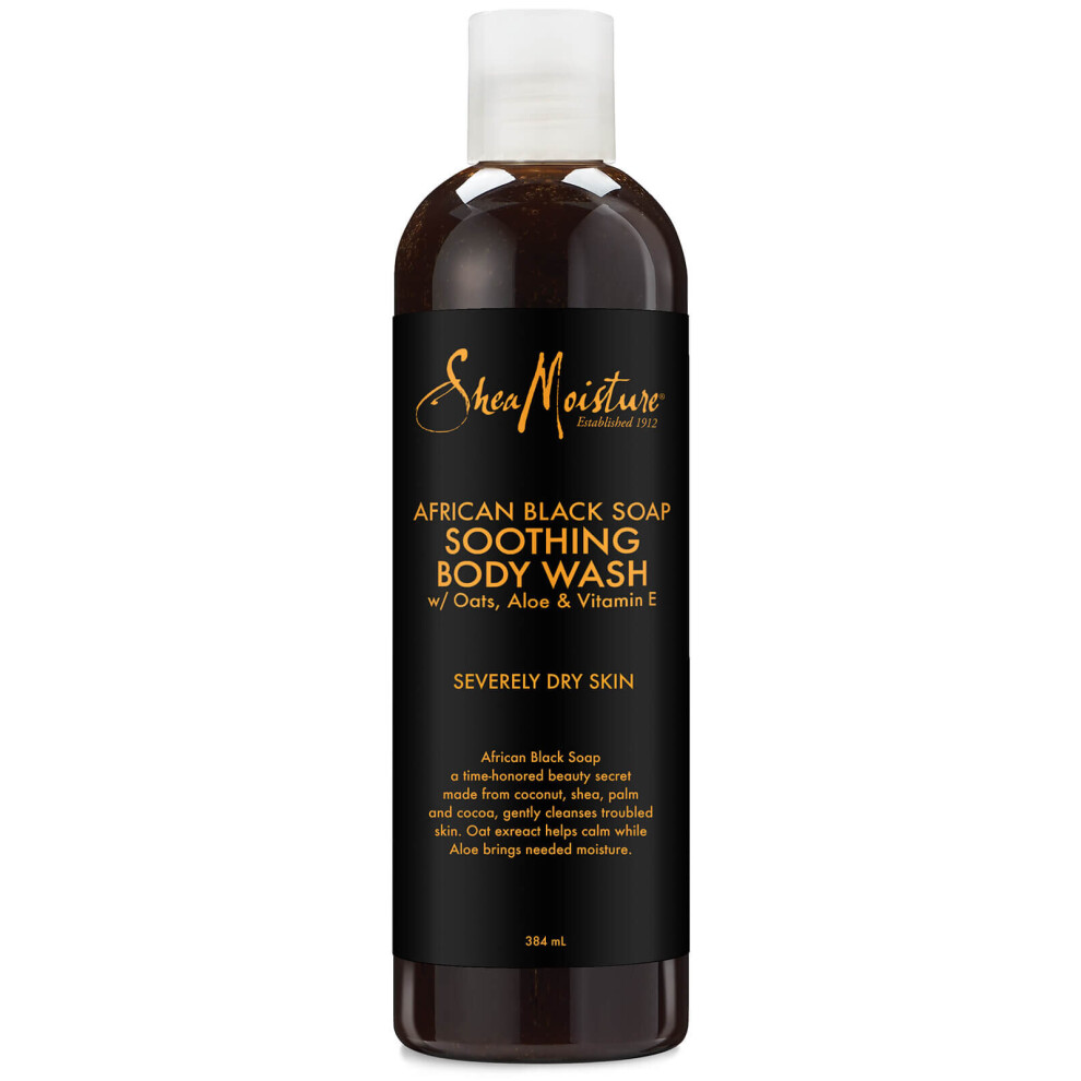 Shea Moisture African Black Soap Soothing Body Wash 384ml