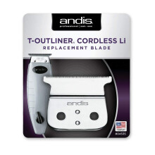 Andis T-Outliner Cordless Li Replacement Blade - Carbon Steel, Long-Lasting Sharpness, Close-Cutting T-Blade