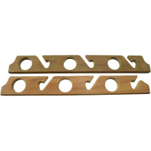 Whitecap 60614 Teak Six Fishing Rod Storage Rack