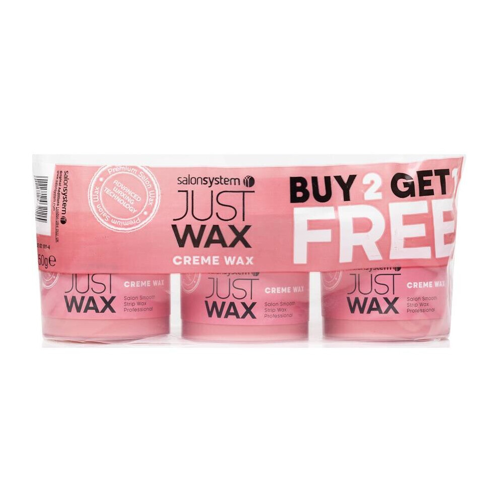 Salon System Just Wax Creme Wax - 3 for 2