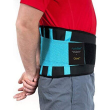 Clever Yellow Back Support Belt - Medical-Grade Lower Back Brace for Pain Relief, Injury Prevention & Active Comfort (UK Class 1)