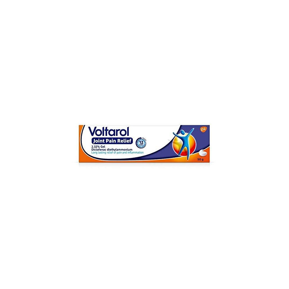 Voltarol Pain Relief Gel, 12 Hour Joint Pain Relief 2.32% Gel, 50 g