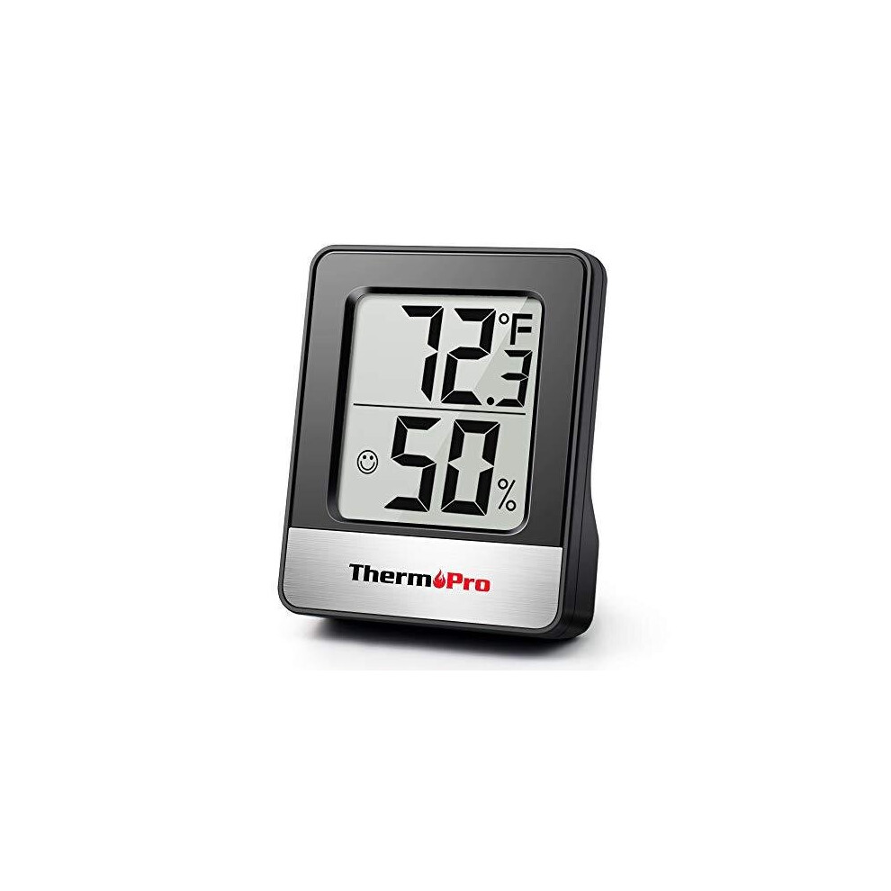 ThermoPro TP49 Digital Indoor Hygrometer Mini Room Thermometer Temperature Monitor and Humidity Meter for Home Office Air Comfort Reptile Thermomete