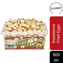 SweetZone Fried Eggs 740g Tub of HMC Approved 100% Halal Sweets