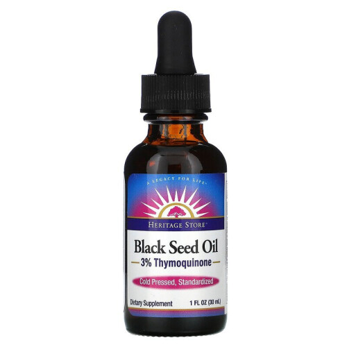 Heritage Store, Sort Sæd Olie, 1 fl oz (30 ml)
