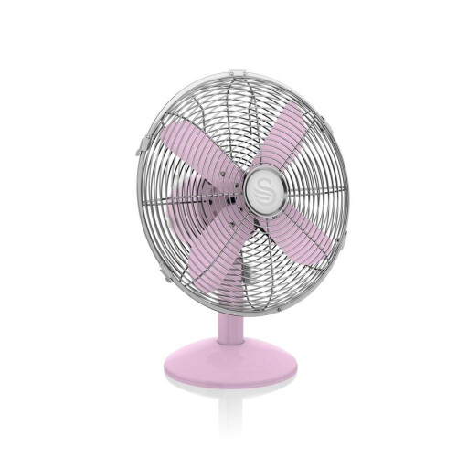 Purple desk clearance fan