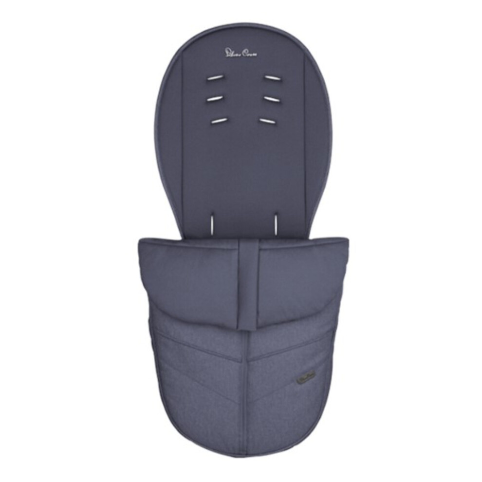 (Midnight Blue) Silver Cross Wayfarer/Pioneer Footmuff