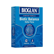 Bioglan Biotic Balance Daily Flora CFU 10 Billion Live Cultures 6 Live Strains - 30 Capsules