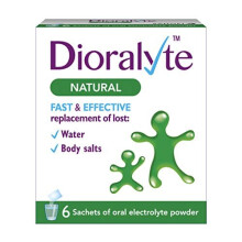 Dioralyte Natural Electrolyte Powder - Pack of 6 sachet
