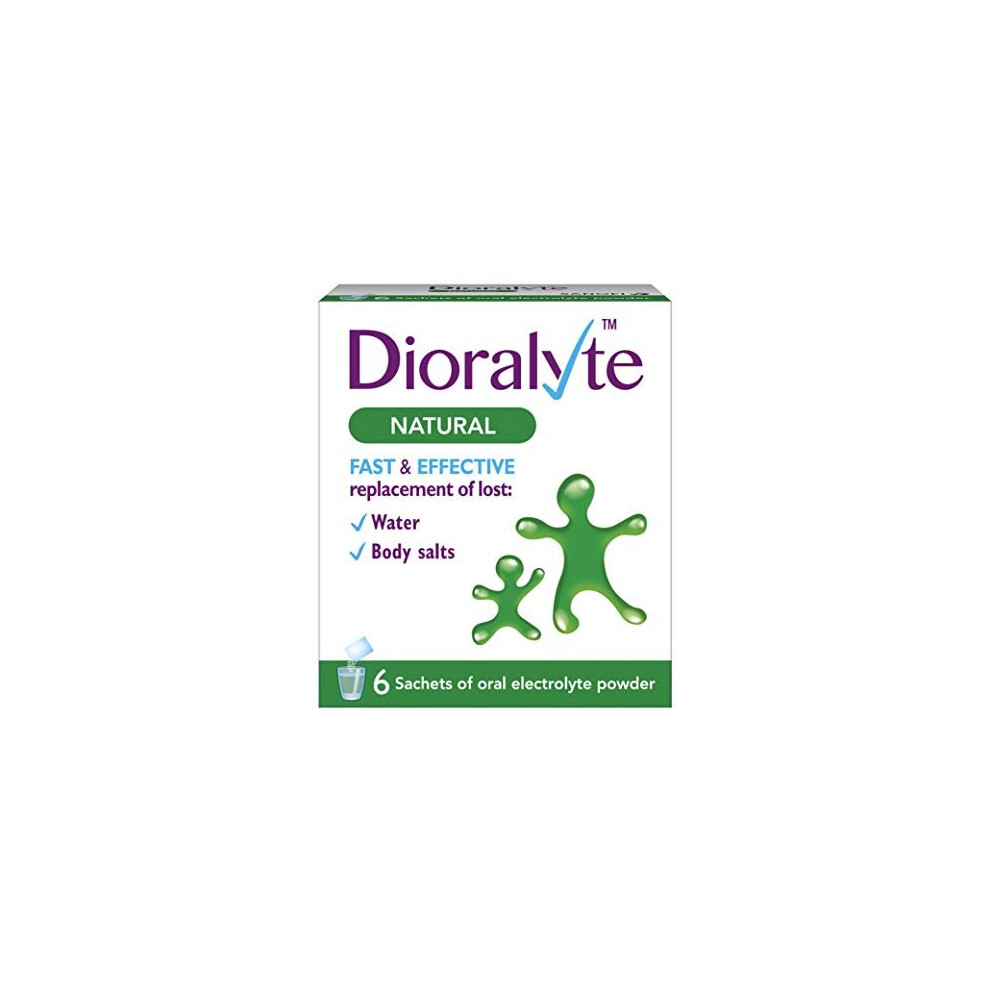 Dioralyte Natural Electrolyte Powder - Pack of 6 sachet