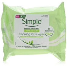 Simple Facial Cleansing Wipes - Pack of 6