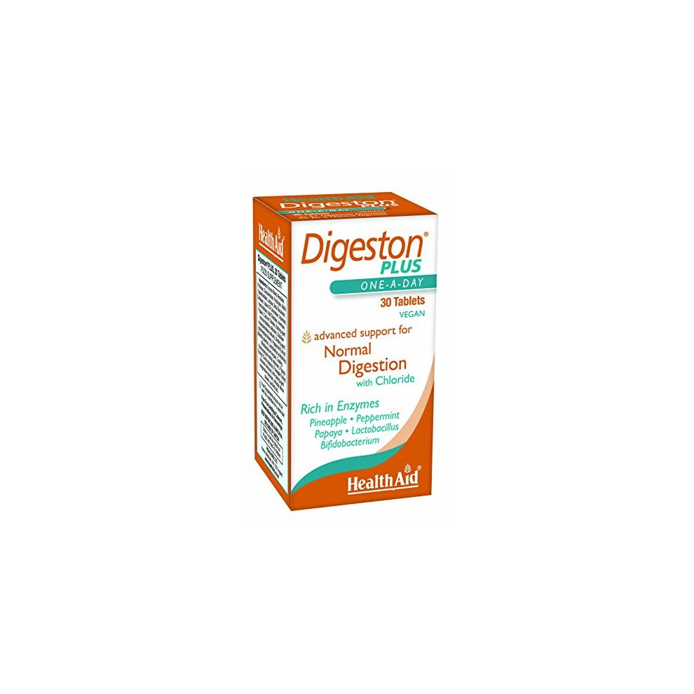 HealthAid DigestonPlus Vegan Tablets, Pack Of 30 Tablets