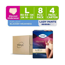 Tena Lady Pants Plus Large ,Pack of 4 ( 4 x 8, total 32 Pants)