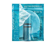 St. Tropez Fake Tan, Self Tan Express 1 Hour Tan Starter Kit, Vegan Beauty Gift for Her with Travel Size Tanning Mousse and Tanning Applicator Mitt