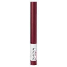 Maybelline Lipstick, Superstay Matte Ink Crayon Longlasting Dark Red Lipstick with Precision Applicator 55 Make It Happen