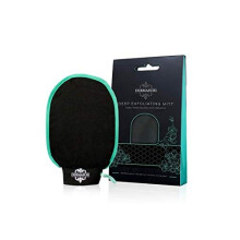 Dermasuri Deep Exfoliating Body Mitt, Black, DEM3-MC-696859288012