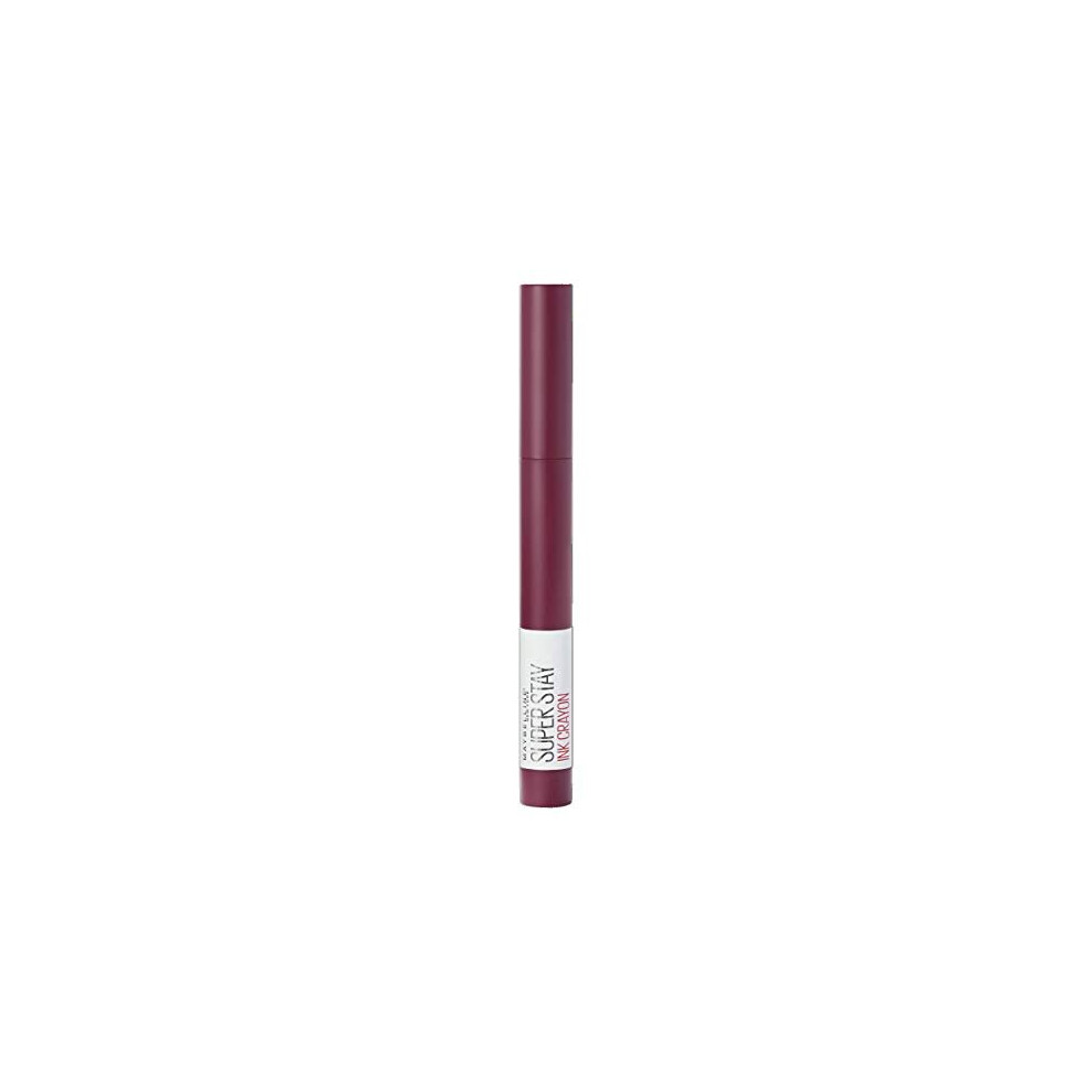 Maybelline Lipstick, Superstay Matte Ink Crayon Longlasting Dark Lipstick With Precision Applicator 60 Accept A Dare Purple