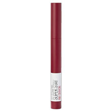 Maybelline Lipstick, Superstay Matte Ink Crayon Longlasting Dark Red Lipstick with Precision Applicator 50 Own Your Empire