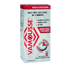 Vamousse Head Lice Treatment Mousse, 160 ml