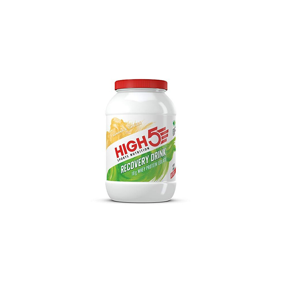 High5 Recovery Drink - Whey Protein Isolate For Post-Workout Recovery (Banana & Vanilla, 1.6Kg)