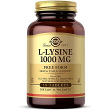 Solgar L-Lysine 1000 mg Tablets - Pack of 50