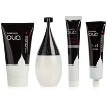 Garnier Olia Dark Red Hair Dye Permanent, Up to 100% Grey Hair Coverage, No Ammonia for a Pleasant Scent, 60% Oils - 4.62 Dark Garnet Red