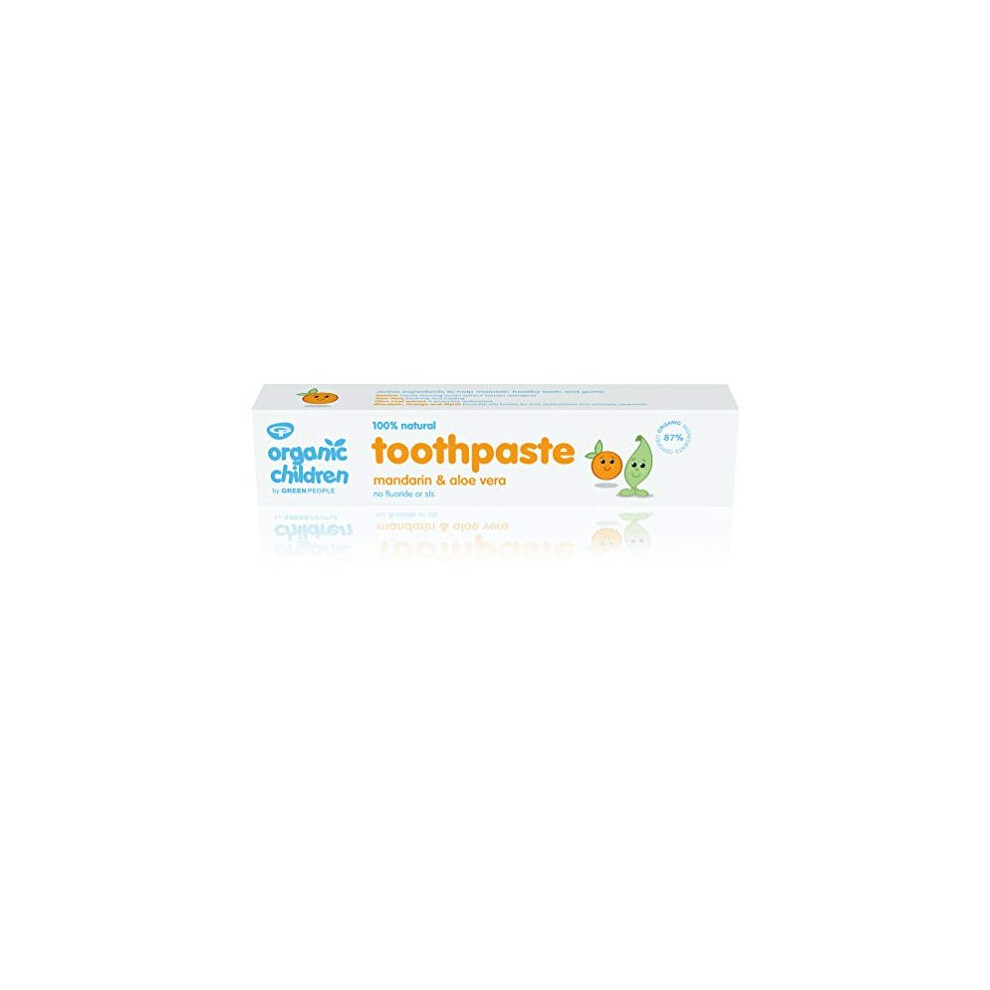 Green People Organic Children Mandarin & Aloe Vera Toothpaste - 50ml