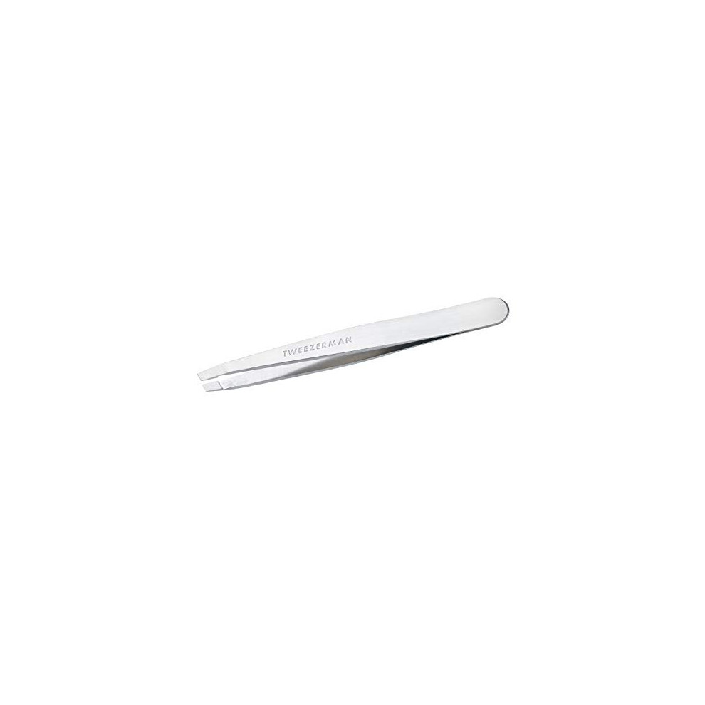 Tweezerman Silver Platinum Slant Tweezer, 1230-Psr