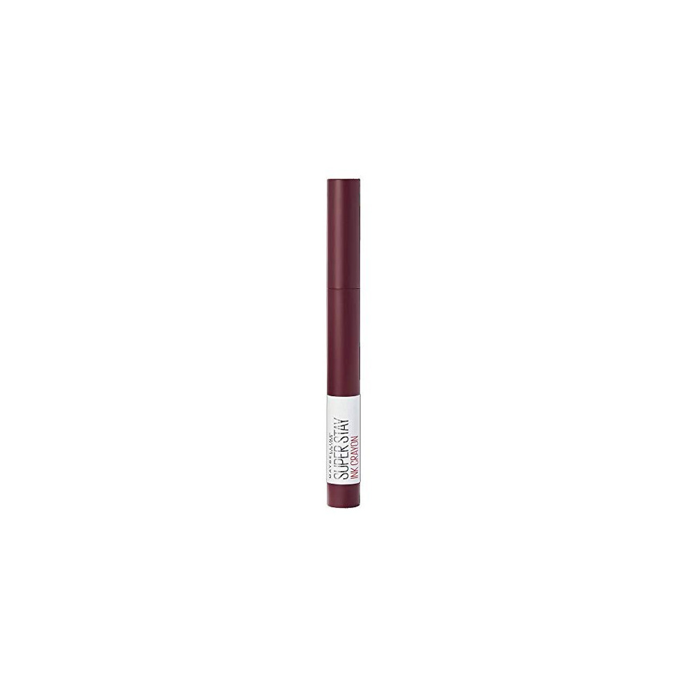 Maybelline Lipstick, Superstay Matte Ink Crayon Longlasting Red Purple Lipstick with Precision Applicator 65 Settle For More