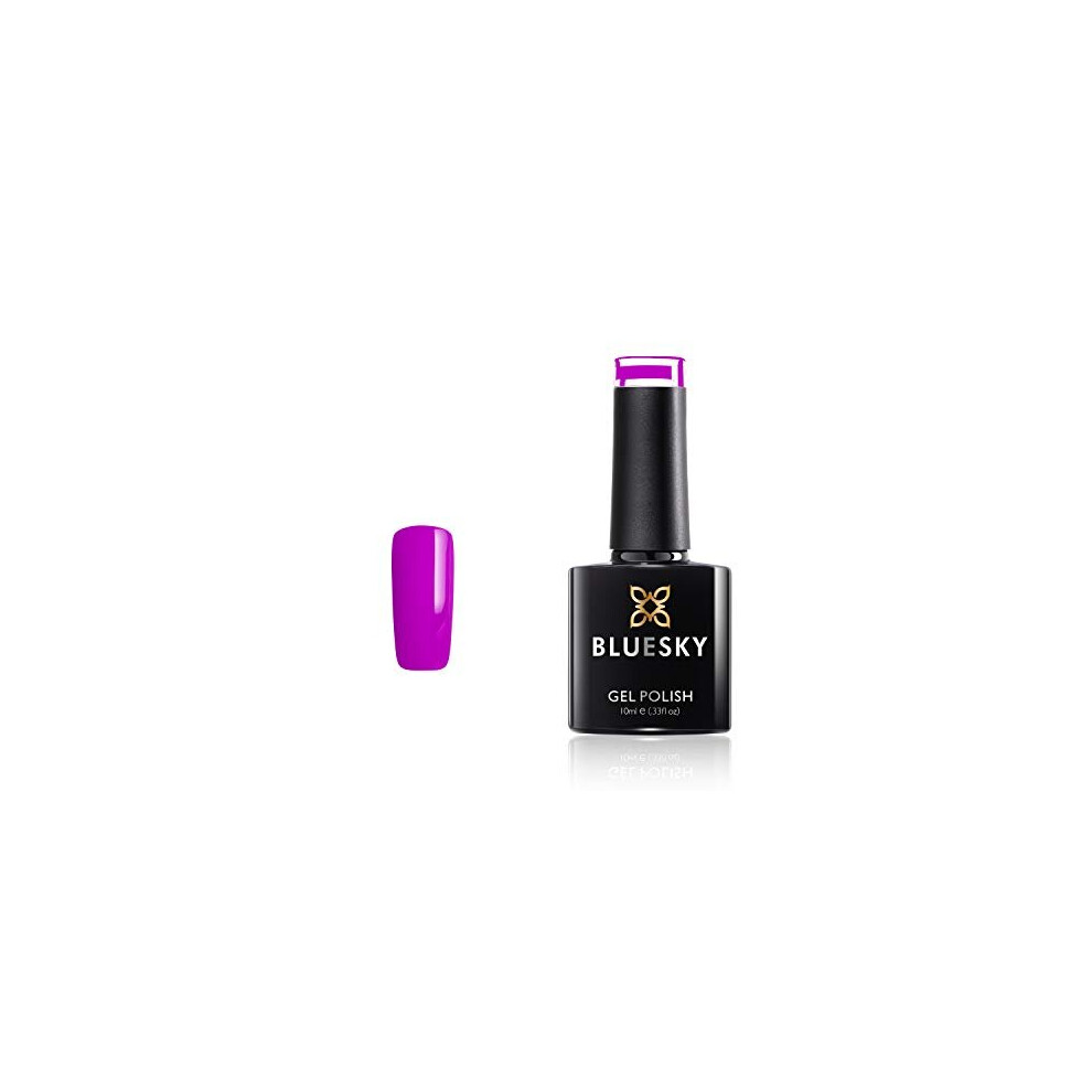 Bluesky Uv/Led Gel Soak Off Polish, Blackcurrant, Neon13, 10 Ml (Requires Drying Under Uv Or Led Lamp)