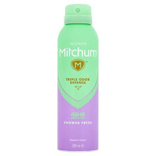 Mitchum Women Triple Odor Defense 48HR Protection Shower Fresh Antiperspirant & Deodorant 200 ml