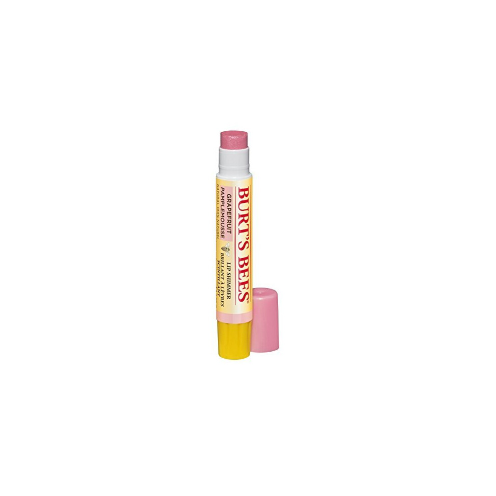 Burt's Bees 100% Natural Lip Shimmer, Grapefruit, 2.55g
